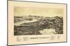1889, Meredith Village Bird's Eye View, New Hampshire, United States-null-Mounted Giclee Print