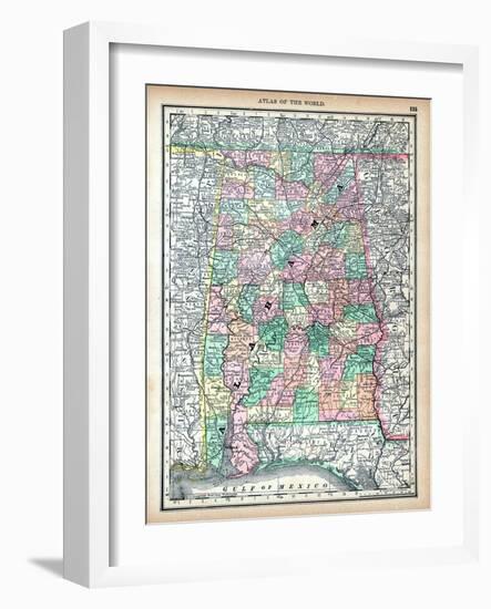 1890, United States, Alabama, North America, Alabama, USA-null-Framed Giclee Print