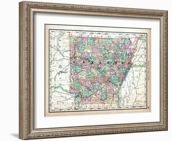 1890, United States, Arkansas, North America, Arkansas-null-Framed Giclee Print