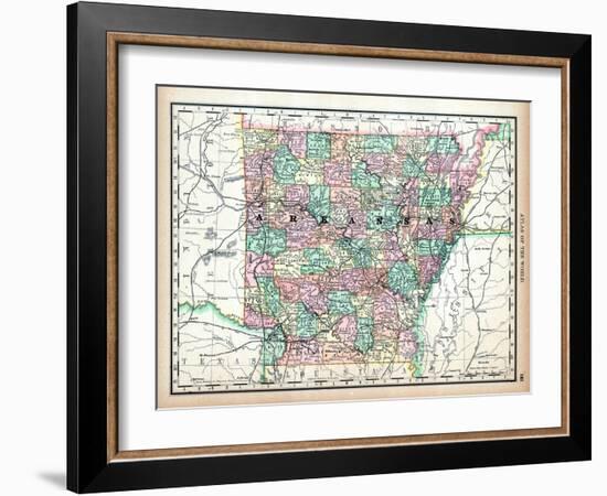 1890, United States, Arkansas, North America, Arkansas-null-Framed Giclee Print