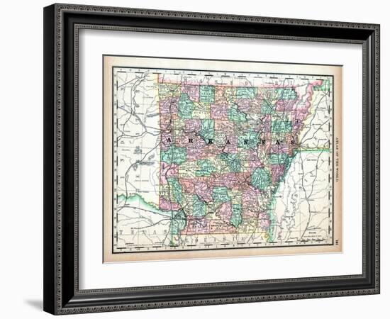 1890, United States, Arkansas, North America, Arkansas-null-Framed Giclee Print