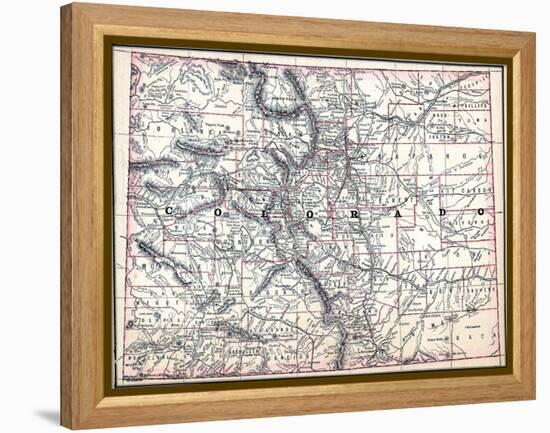 1890, United States, Colorado, North America, Colorado-null-Framed Premier Image Canvas