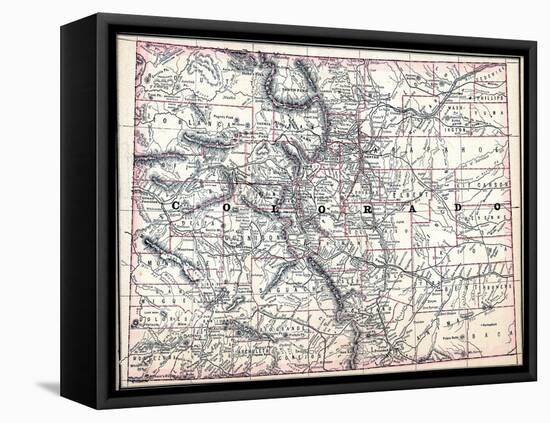 1890, United States, Colorado, North America, Colorado-null-Framed Premier Image Canvas