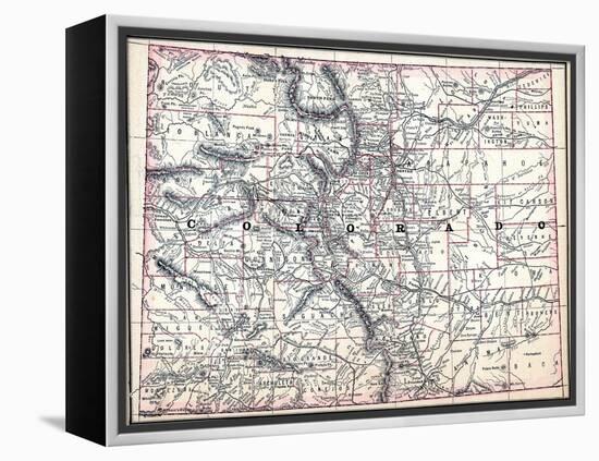 1890, United States, Colorado, North America, Colorado-null-Framed Premier Image Canvas