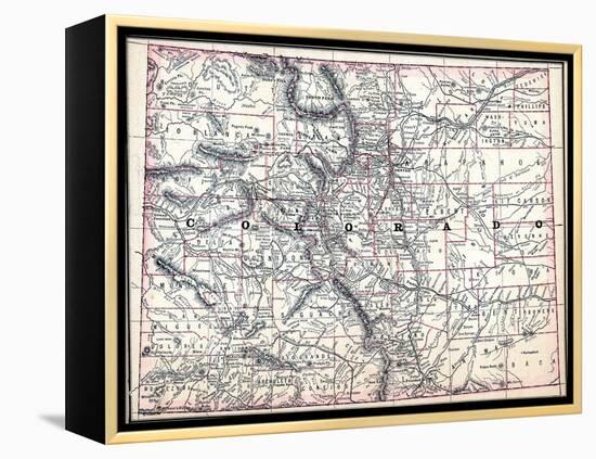 1890, United States, Colorado, North America, Colorado-null-Framed Premier Image Canvas