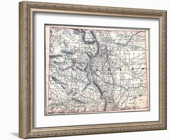 1890, United States, Colorado, North America, Colorado-null-Framed Giclee Print