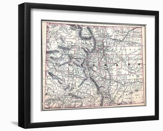 1890, United States, Colorado, North America, Colorado-null-Framed Giclee Print