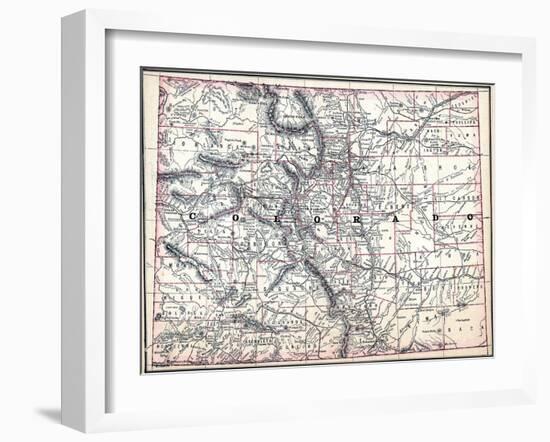 1890, United States, Colorado, North America, Colorado-null-Framed Giclee Print