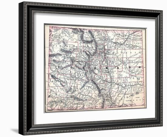 1890, United States, Colorado, North America, Colorado-null-Framed Giclee Print