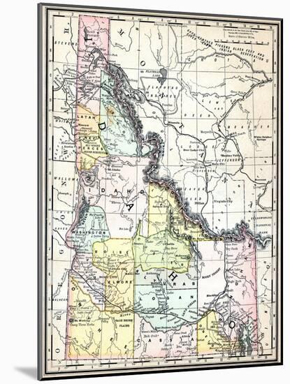1890, United States, Idaho, North America, Idaho-null-Mounted Giclee Print