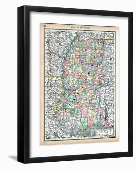 1890, United States, Mississippi, North America, Mississippi-null-Framed Giclee Print