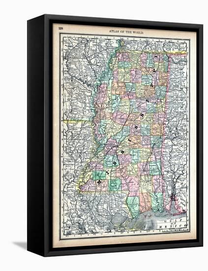 1890, United States, Mississippi, North America, Mississippi-null-Framed Premier Image Canvas