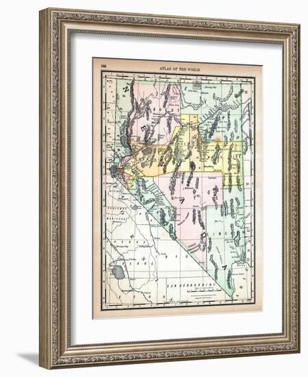 1890, United States, Nevada, North America, Nevada-null-Framed Giclee Print