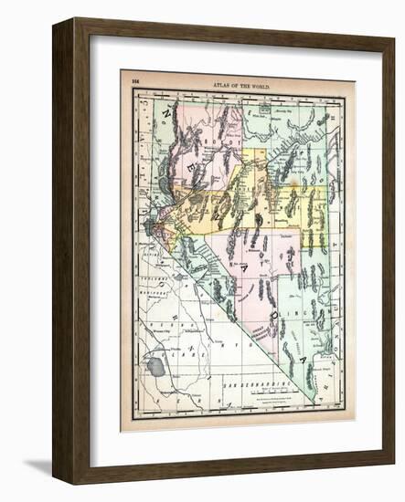 1890, United States, Nevada, North America, Nevada-null-Framed Giclee Print