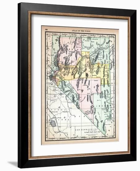 1890, United States, Nevada, North America, Nevada-null-Framed Giclee Print