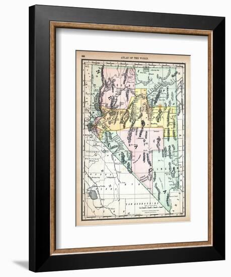 1890, United States, Nevada, North America, Nevada-null-Framed Giclee Print