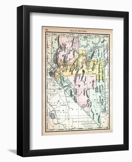 1890, United States, Nevada, North America, Nevada-null-Framed Giclee Print