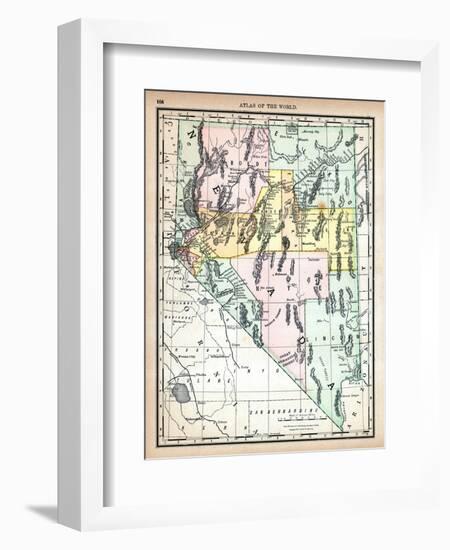 1890, United States, Nevada, North America, Nevada-null-Framed Giclee Print