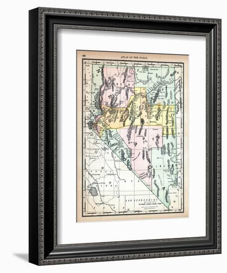 1890, United States, Nevada, North America, Nevada-null-Framed Giclee Print