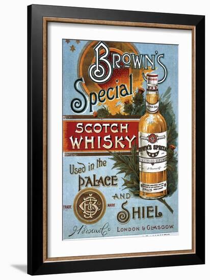 1890s UK Browns Poster-null-Framed Giclee Print