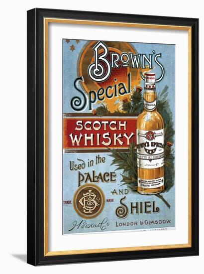 1890s UK Browns Poster-null-Framed Giclee Print