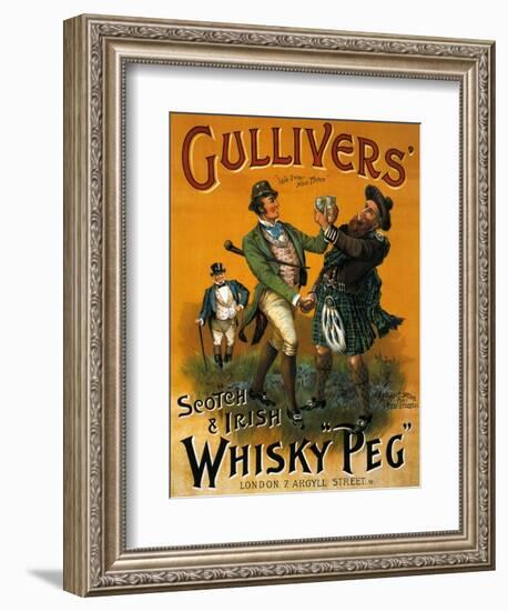 1890s UK Gulliver's Poster-null-Framed Premium Giclee Print