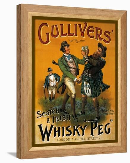 1890s UK Gulliver's Poster-null-Framed Premier Image Canvas