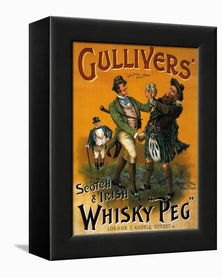 1890s UK Gulliver's Poster-null-Framed Premier Image Canvas