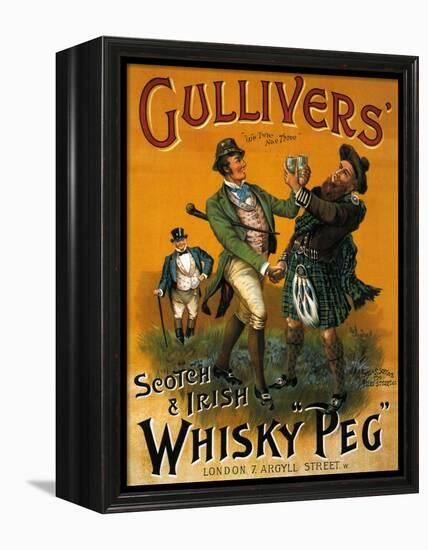 1890s UK Gulliver's Poster-null-Framed Premier Image Canvas