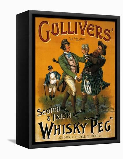 1890s UK Gulliver's Poster-null-Framed Premier Image Canvas