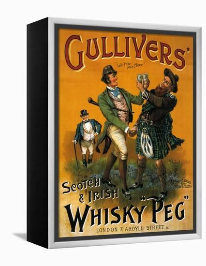 1890s UK Gulliver's Poster-null-Framed Premier Image Canvas