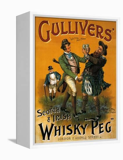 1890s UK Gulliver's Poster-null-Framed Premier Image Canvas