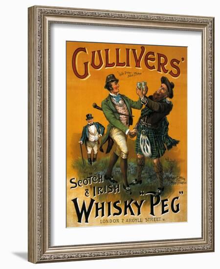 1890s UK Gulliver's Poster-null-Framed Giclee Print