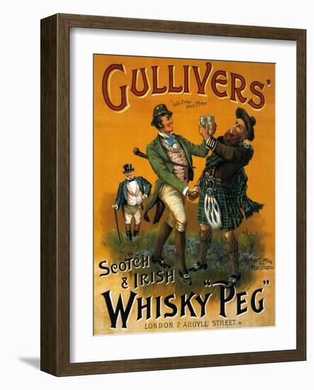 1890s UK Gulliver's Poster-null-Framed Giclee Print