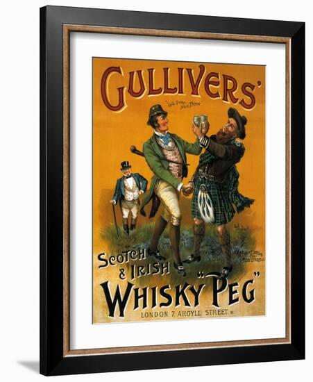 1890s UK Gulliver's Poster-null-Framed Giclee Print