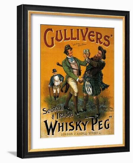 1890s UK Gulliver's Poster-null-Framed Giclee Print