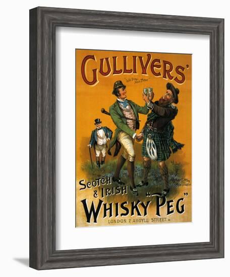 1890s UK Gulliver's Poster-null-Framed Giclee Print