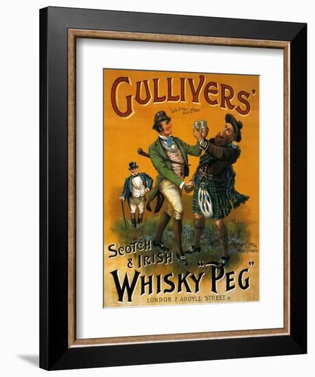 1890s UK Gulliver's Poster-null-Framed Giclee Print