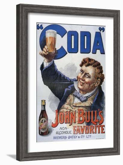 1890s UK John Bull's Poster-null-Framed Giclee Print