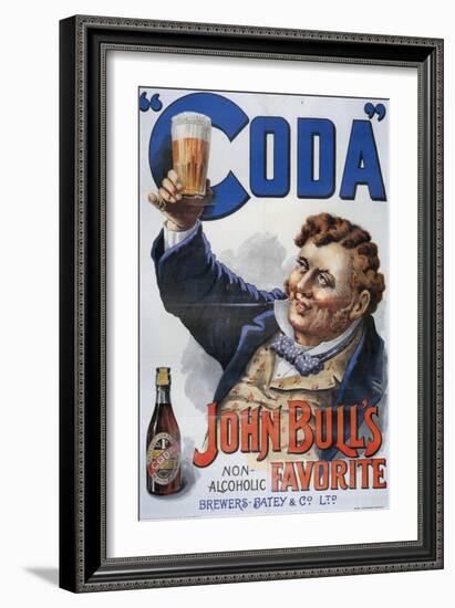 1890s UK John Bull's Poster-null-Framed Giclee Print