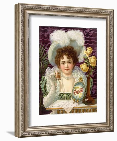 1890s USA Coca-Cola Magazine Advertisement-null-Framed Giclee Print