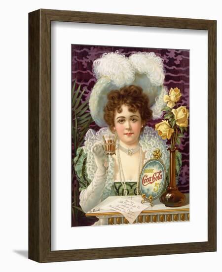 1890s USA Coca-Cola Magazine Advertisement-null-Framed Giclee Print