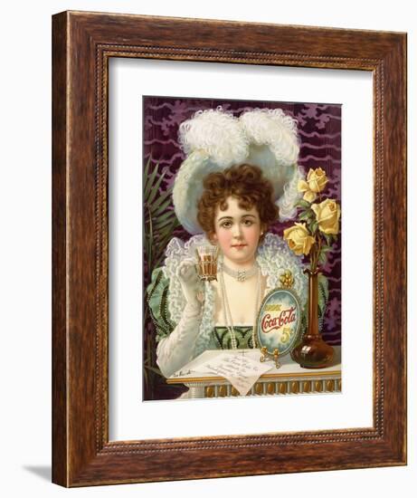 1890s USA Coca-Cola Magazine Advertisement-null-Framed Giclee Print