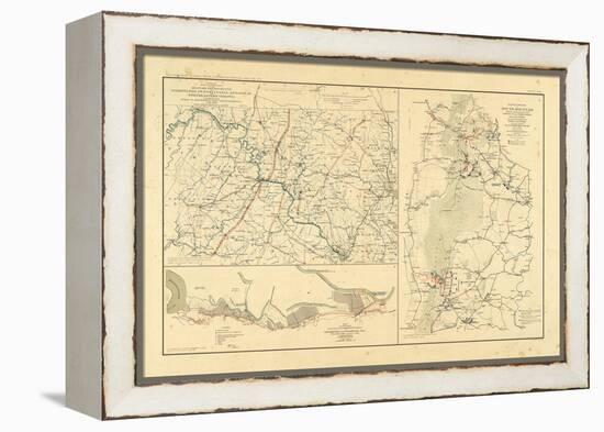 1891, DC, Pennsylvania, Virginia, Civil War-null-Framed Premier Image Canvas