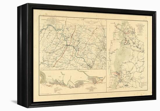 1891, DC, Pennsylvania, Virginia, Civil War-null-Framed Premier Image Canvas