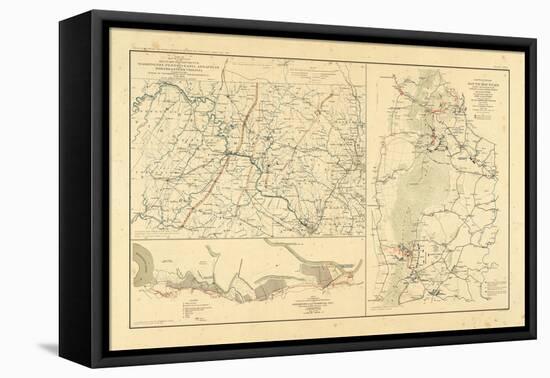 1891, DC, Pennsylvania, Virginia, Civil War-null-Framed Premier Image Canvas