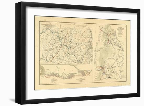 1891, DC, Pennsylvania, Virginia, Civil War-null-Framed Giclee Print