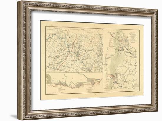 1891, DC, Pennsylvania, Virginia, Civil War-null-Framed Premium Giclee Print