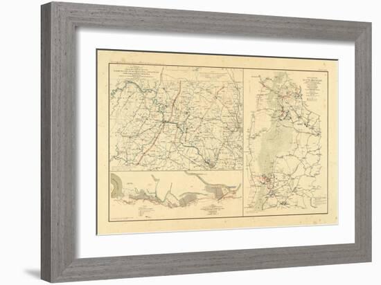 1891, DC, Pennsylvania, Virginia, Civil War-null-Framed Premium Giclee Print