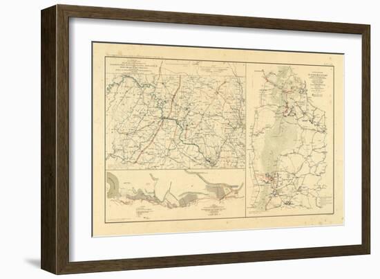 1891, DC, Pennsylvania, Virginia, Civil War-null-Framed Premium Giclee Print